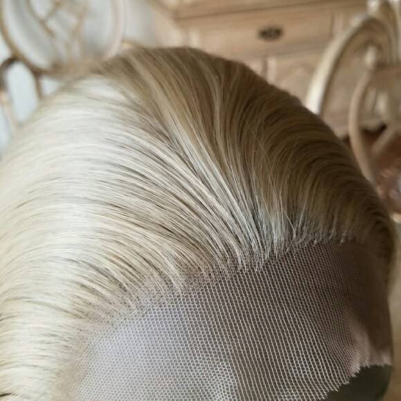 Ash Blonde Wavy Lace Front Wig//Honey Blonde - Thumbnail 2