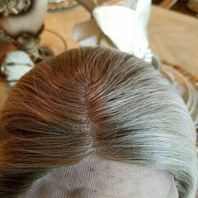 Ombre White Blonde Beauty Waves Lace Front Wig - Ombre Blonde - Thumbnail 2