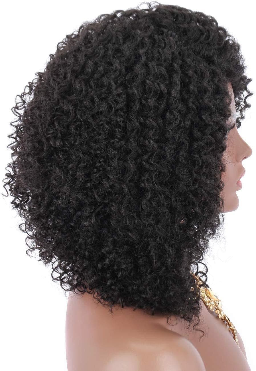 Black Kinky Curly Wig - Thumbnail 2