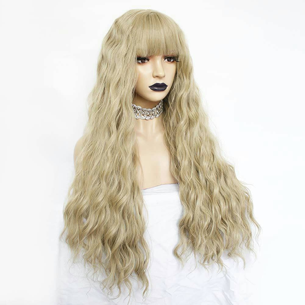 Blonde Wavy Beauty Full Wig 28 inches long - Thumbnail 3