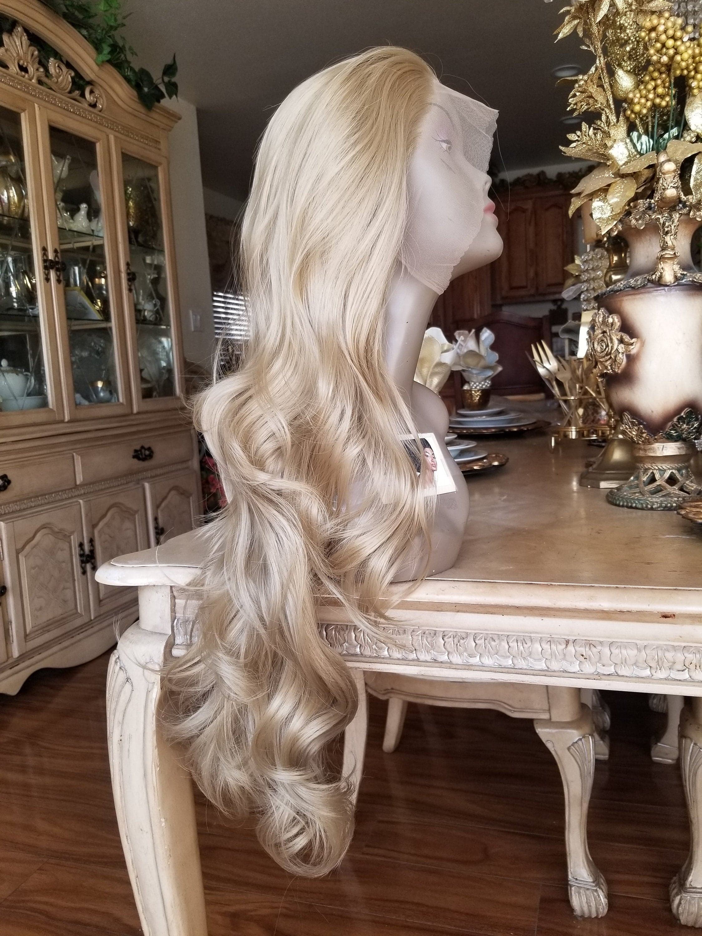 Ash Blonde Lace Front Wig 24-26 Inches!! - Thumbnail 5