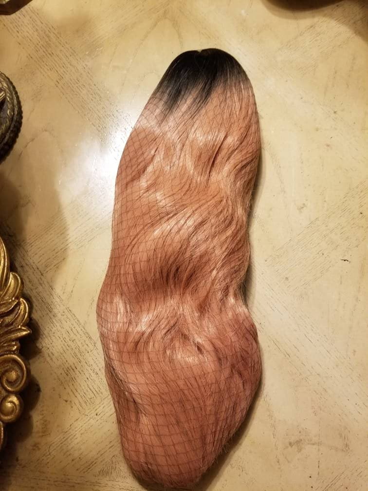 Ombre Pink Beauty Lace Front Wig - Thumbnail 3
