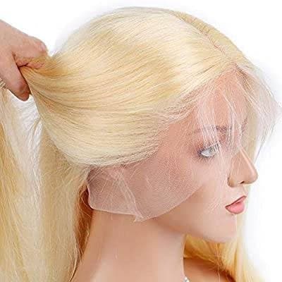 Blonde Human Hair Full Lace Wig 20-22 inches!! Part Anywhere - Blonde - Thumbnail 3