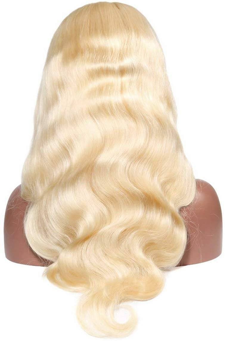 Body Wave Wigs 613 Blonde Human Hair Lace Front Wig for Women with Baby Hair Body Wave 100% Brazilian Virgin Human Hair Wigs - Blonde - Thumbnail 5