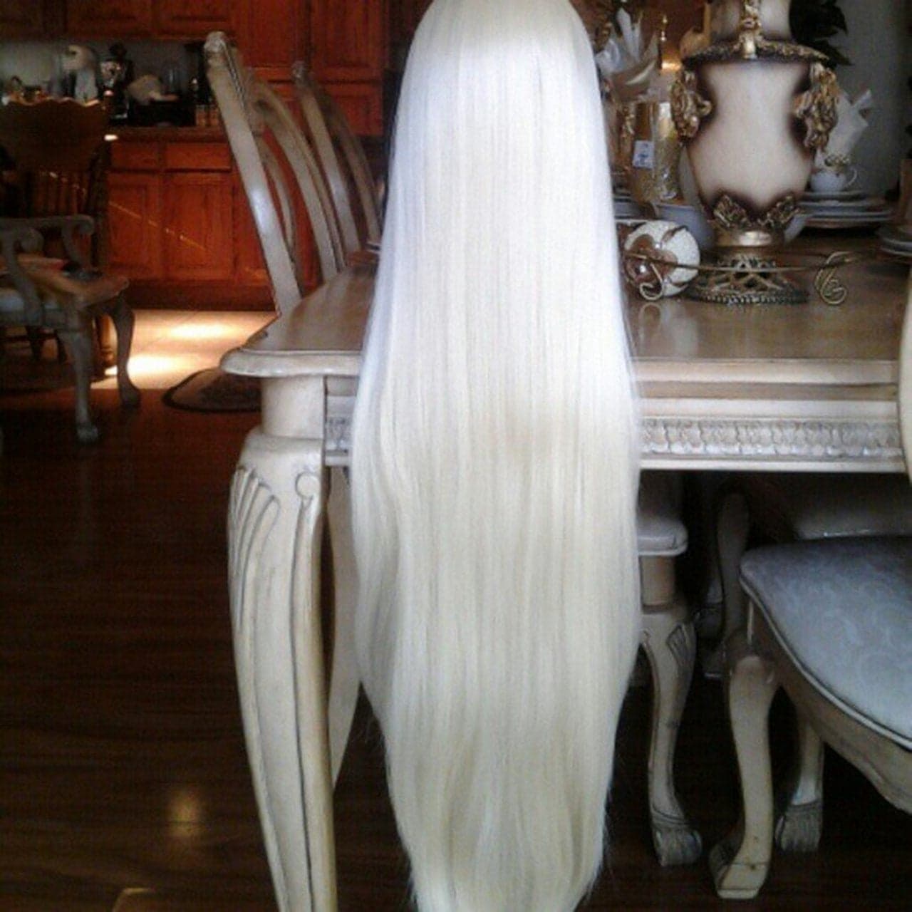 Bleach Blonde Beauty Straight Lace Front Wig - Bleach Blonde - Thumbnail 2