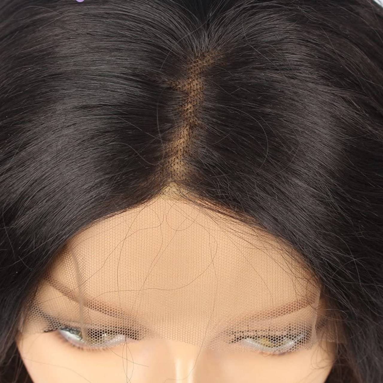 Dark Brown Brunette Bodywave Lace Front Wig 24-26 inches!! - Thumbnail 5