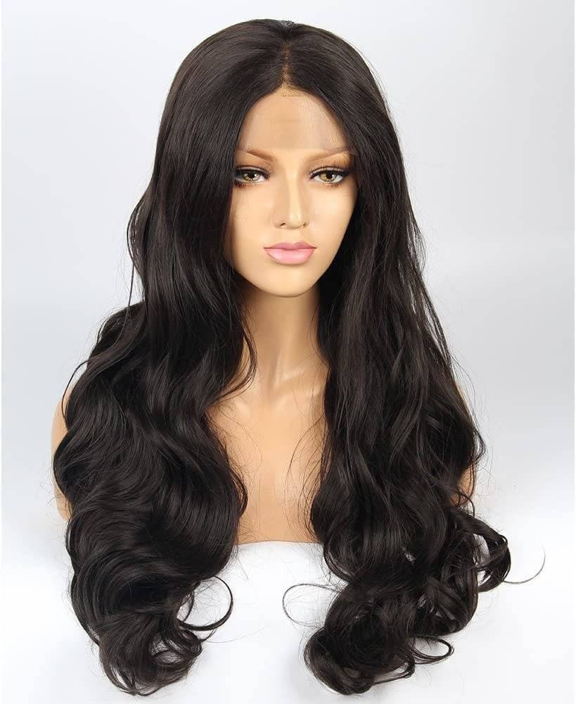 Dark Brown Brunette Bodywave Lace Front Wig 24-26 inches!! - Thumbnail 2