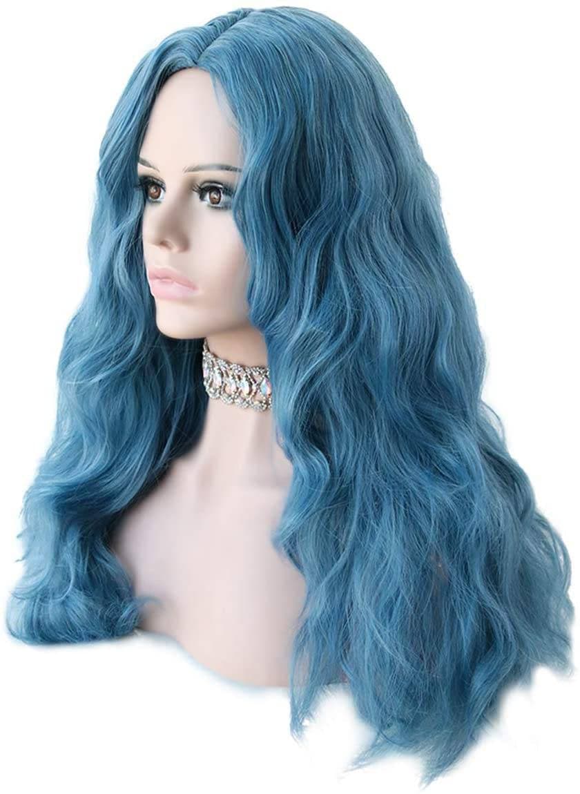 Blue Wavy Beauty Full Wig - Thumbnail 4