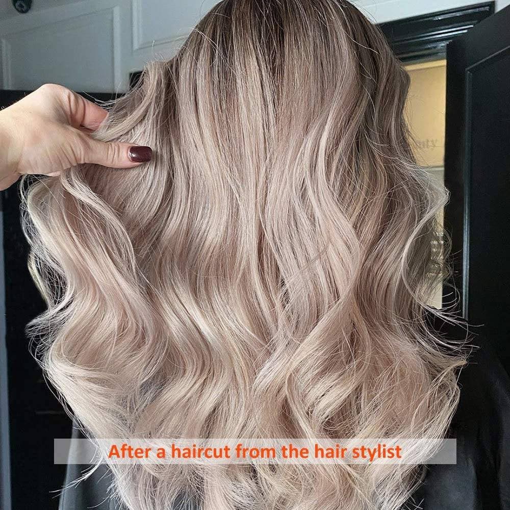 Ash Blonde Beauty Wig// Wavy Lace Front Wig //Beautiful//Gorgeous Hair// - Ash Blonde - Thumbnail 4
