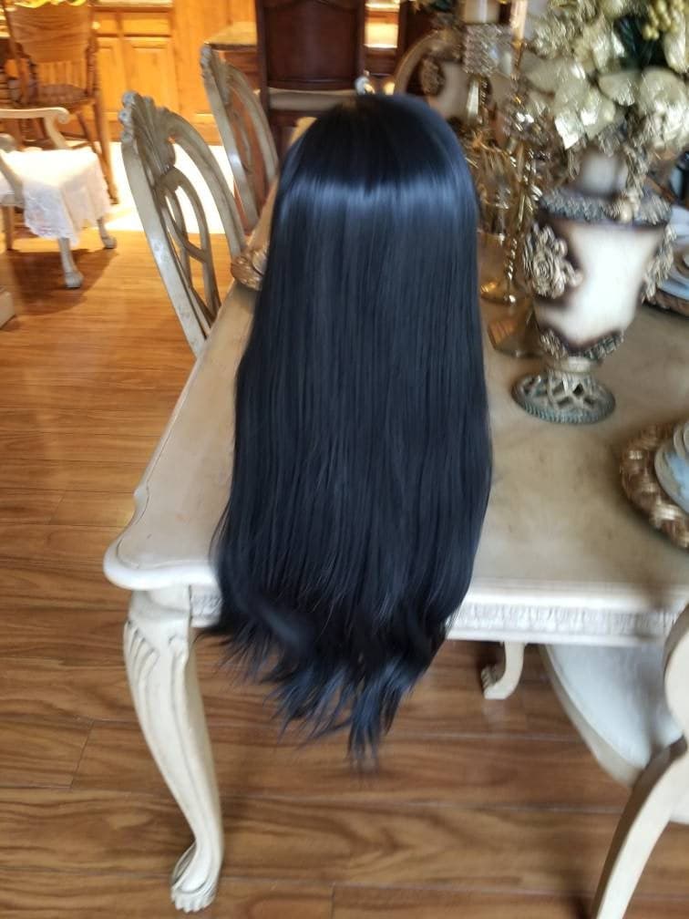 Black Straight Beauty Full Wig - Thumbnail 5