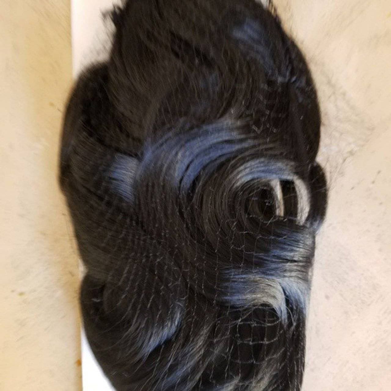 Black Wavy Clip in Extensions - Black - Thumbnail 4
