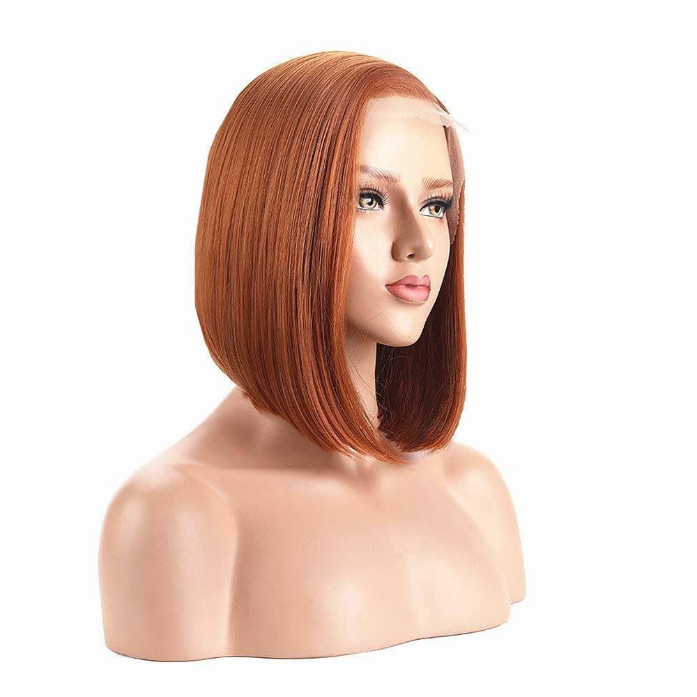 Copper Red// Beauty Straight//Lace Front Wig - Copper Red - Thumbnail 4