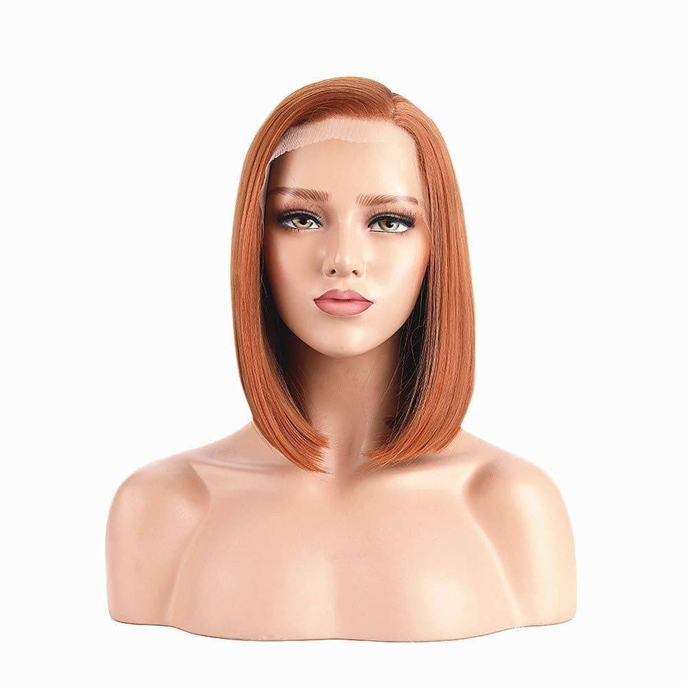 Copper Red// Beauty Straight//Lace Front Wig - Copper Red - Thumbnail 3