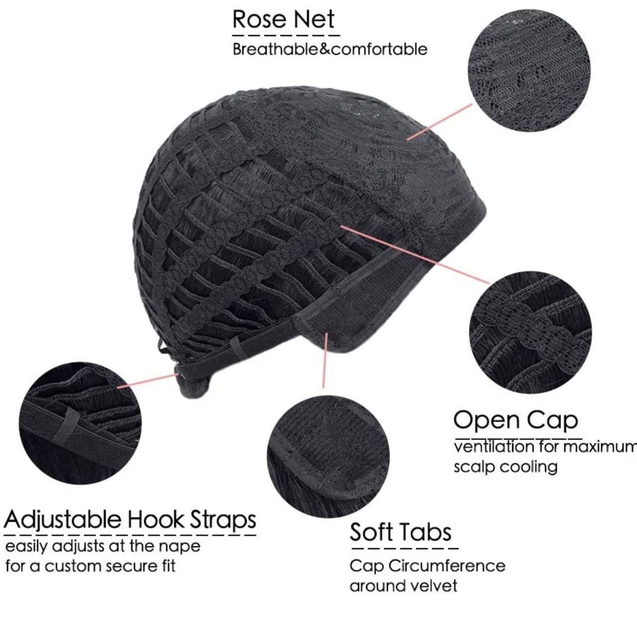 Black Straight Wig//Bangs//Silky//Full Heat Resistant// Synthetic Wig for Women//Black//Bob Wigs with Bangs//Cute//Light Yaki - As Pictured - Thumbnail 4