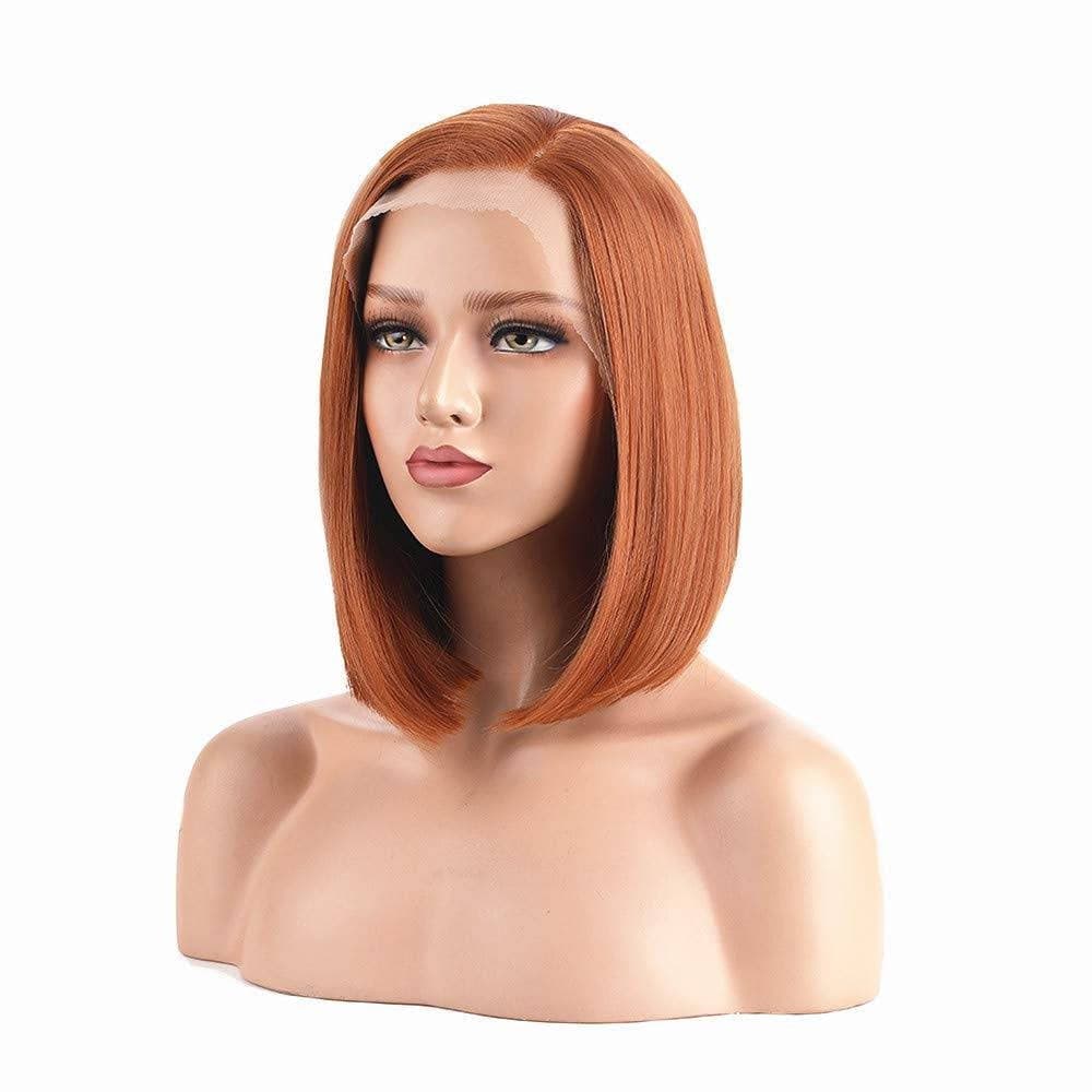 Copper Red// Beauty Straight//Lace Front Wig - Copper Red - Thumbnail 2