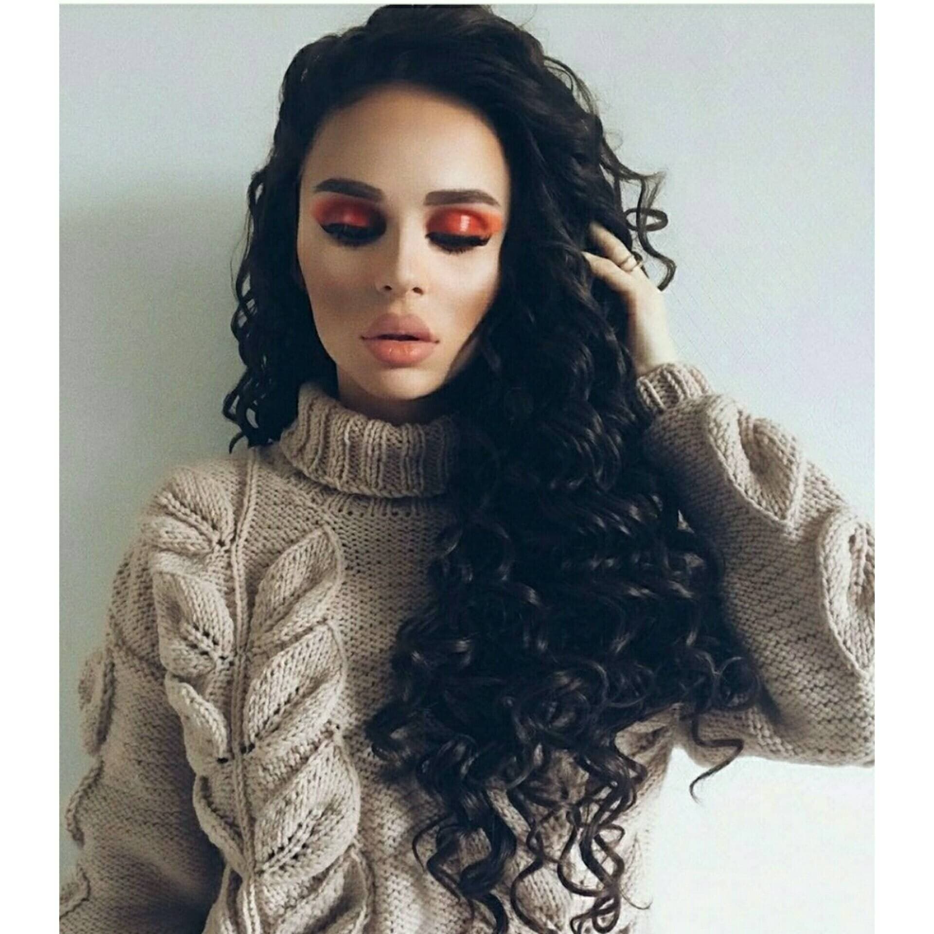 Brown//Wavy// Lace Front Wig//Beautiful - Thumbnail 5