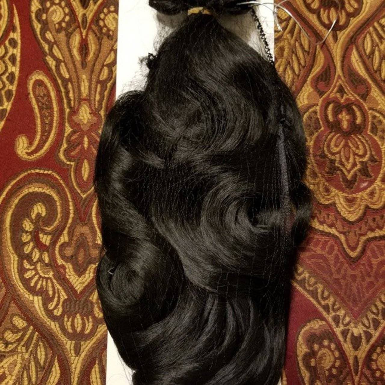Black Wavy Clip in Extensions - Black - Thumbnail 5