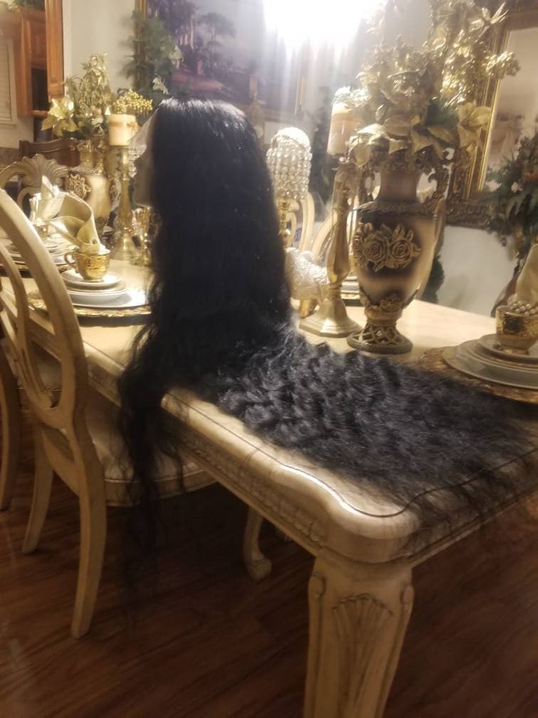 Black Layered Bodywave Beauty Lace Front Wig 26-28 Inches!! - Thumbnail 5