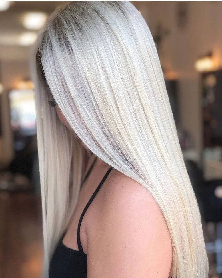 Ombre Blonde Straight Beauty Full Wig - Thumbnail 2