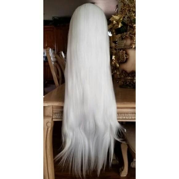 White//Straight// Lace Front Wig//Beautiful - Thumbnail 3