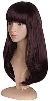 Dark Brown Straight Beauty Full Wig - Thumbnail 2