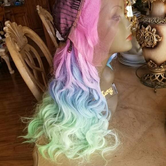Rainbow Beauty Lace Front Wig - Thumbnail 4