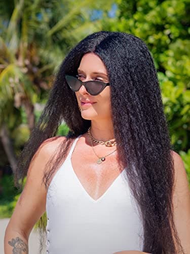 Kinky Curly Lace Front Wig 38 inches,150% density!! - Thumbnail 8