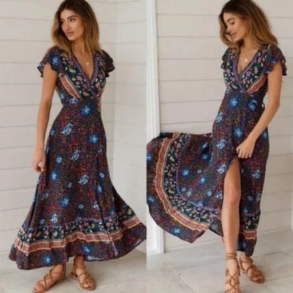 Bohemian Beauty Dress - Large - Thumbnail 5