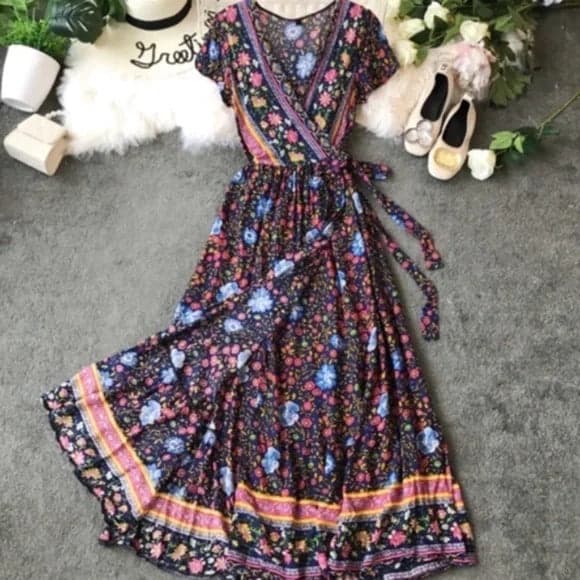Bohemian Beauty Dress - Large - Thumbnail 2