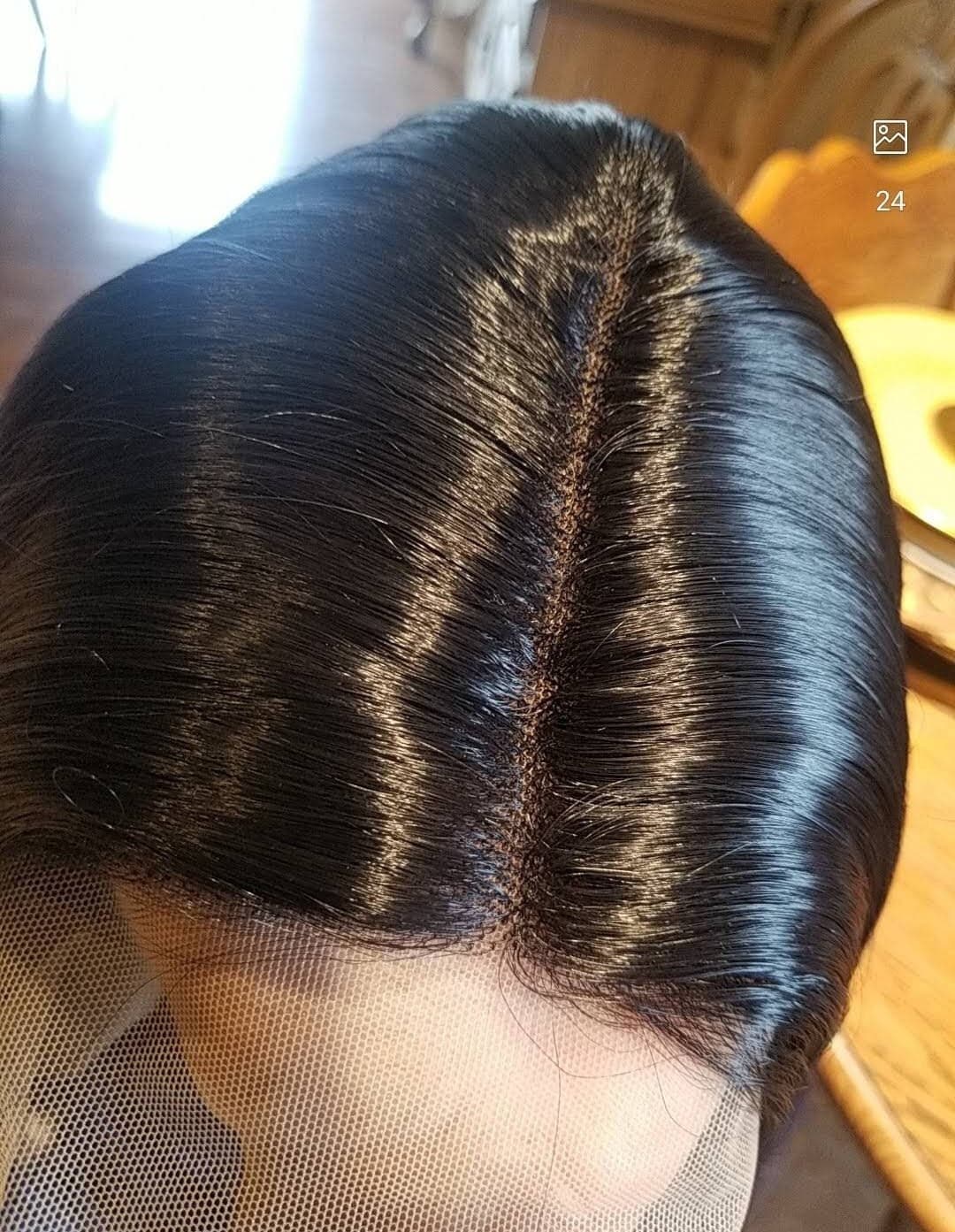 Ombre Black Beauty Lace Front Wig - Thumbnail 8