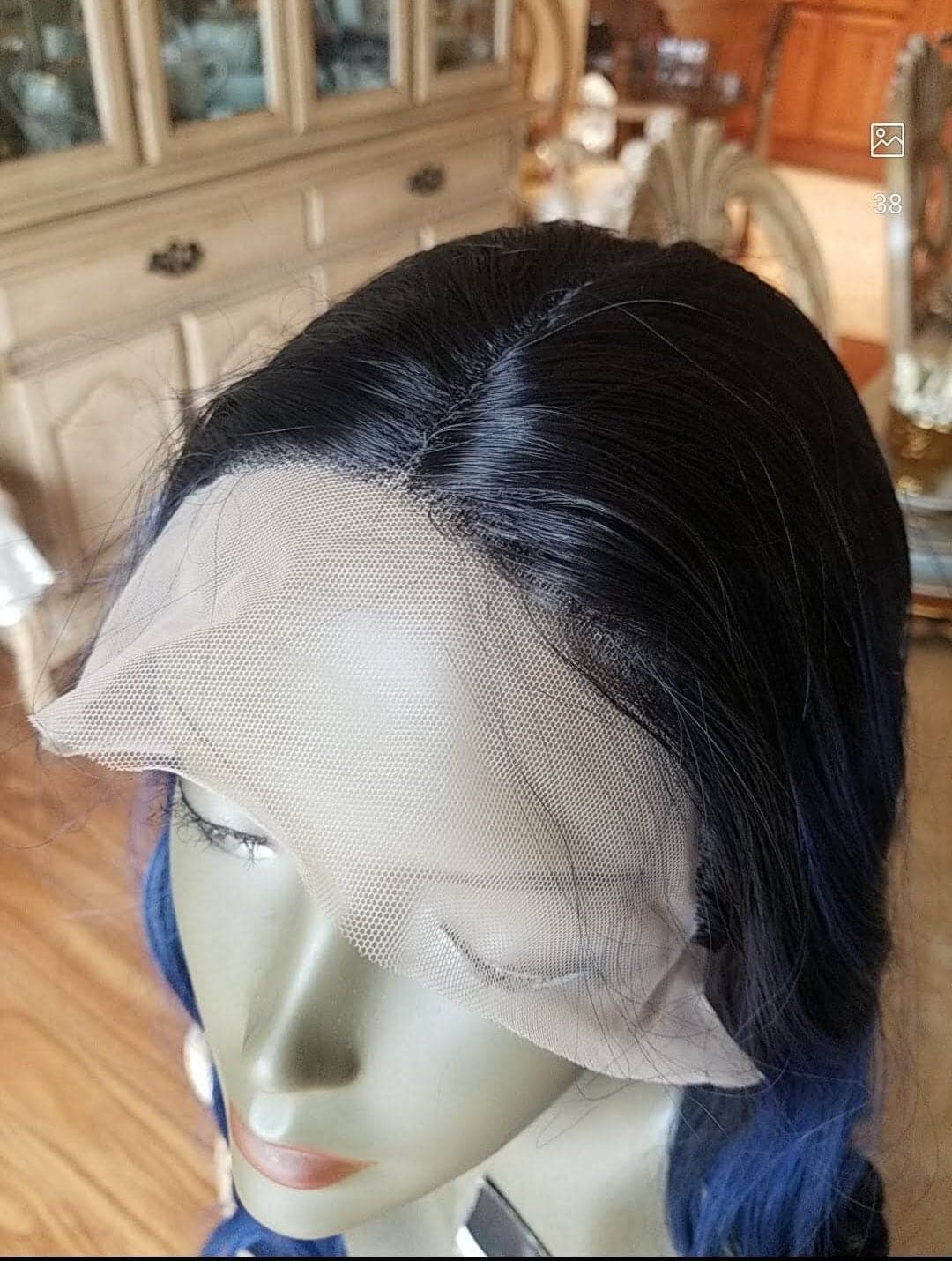 Ombre Black Beauty Lace Front Wig - Thumbnail 9