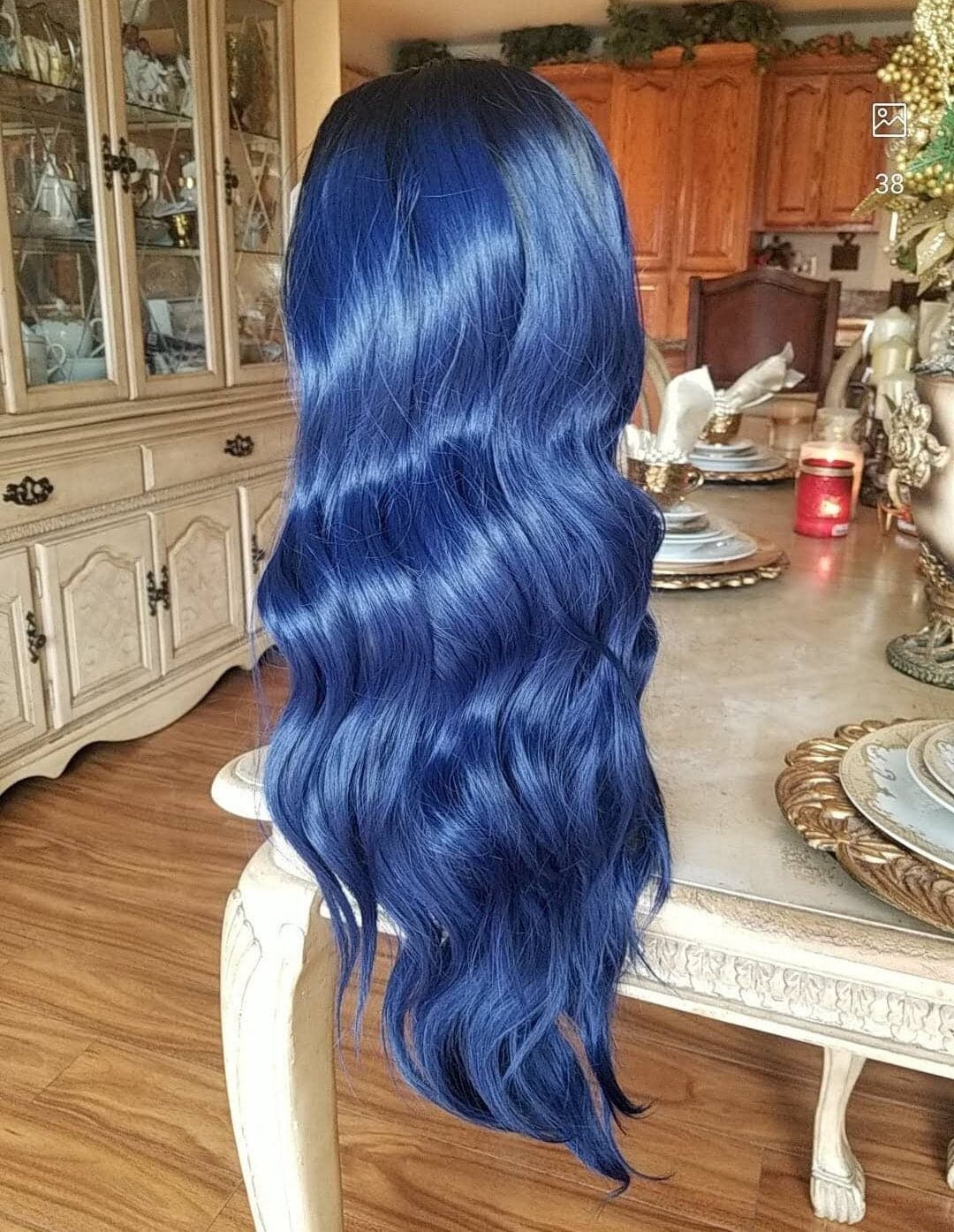 Ombre Black Beauty Lace Front Wig - Thumbnail 3