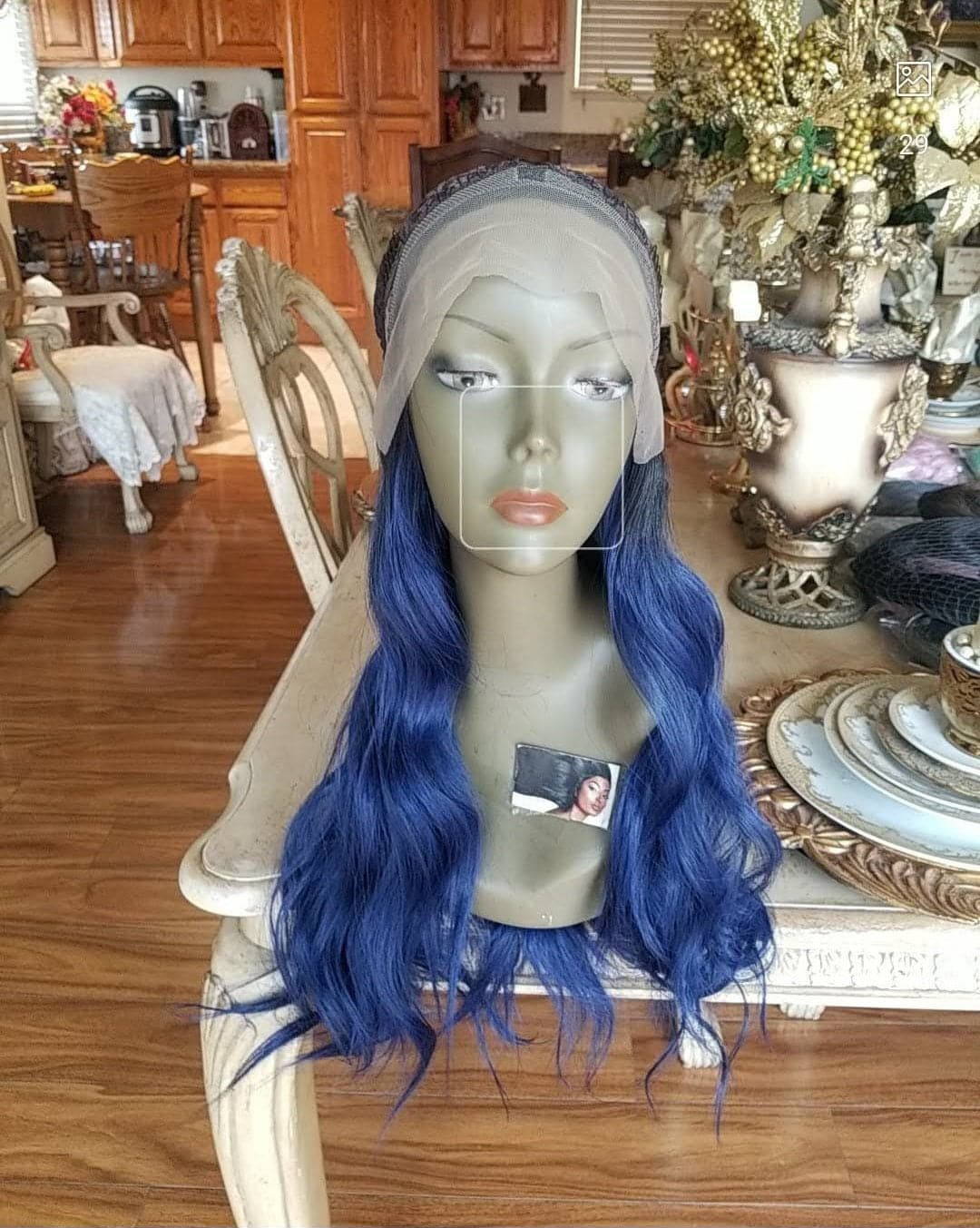 Ombre Black Beauty Lace Front Wig - Thumbnail 10