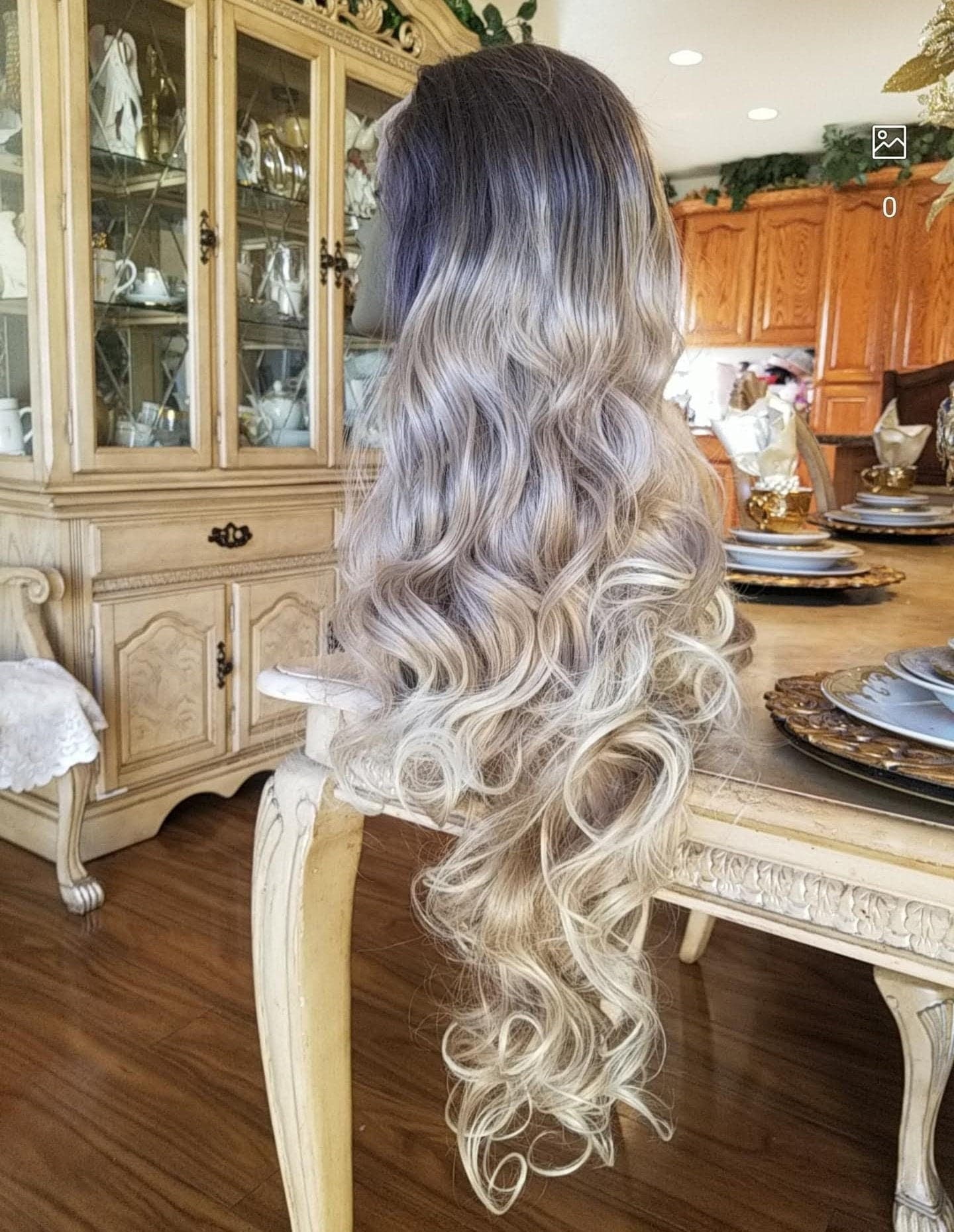 Ombre Blonde Beauty Waves Lace Front Wig