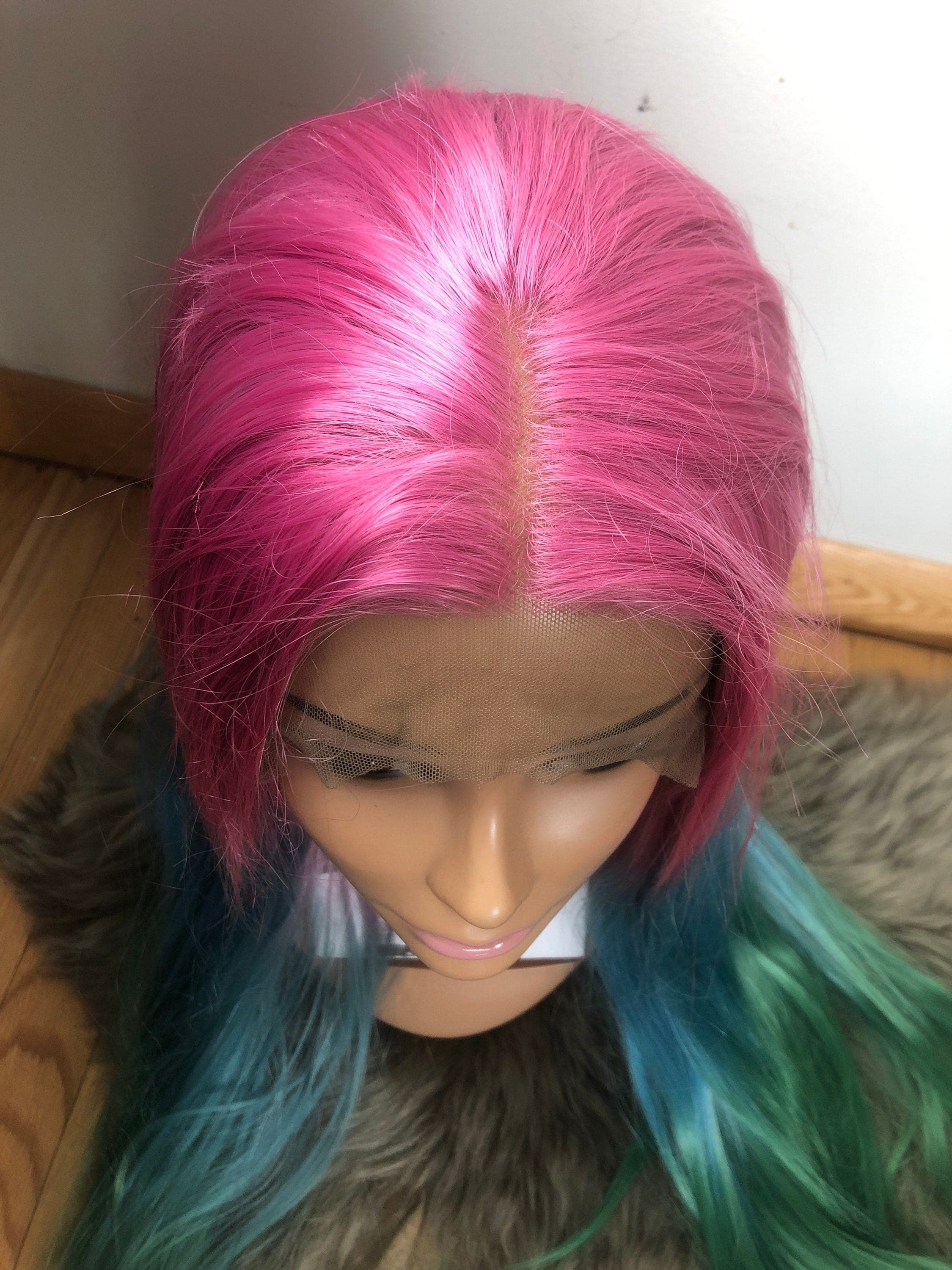 26” Unicorn pink MERMAID straight LaceFront *NEW* - Thumbnail 8