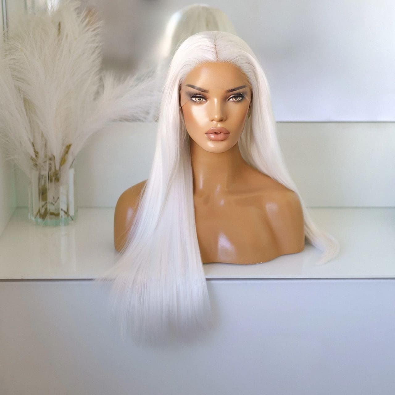 24” Snow White Straight LaceFront wig *NWT* - Thumbnail 6