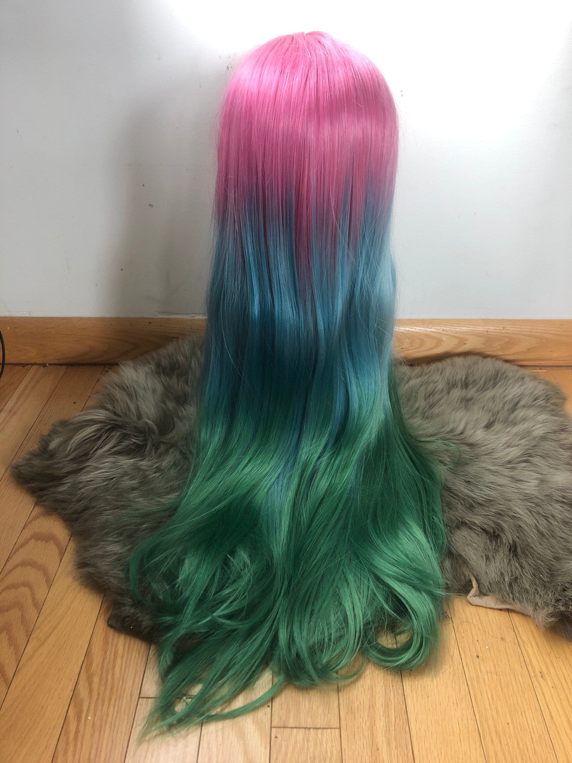 26” Unicorn pink MERMAID straight LaceFront *NEW* - Thumbnail 7