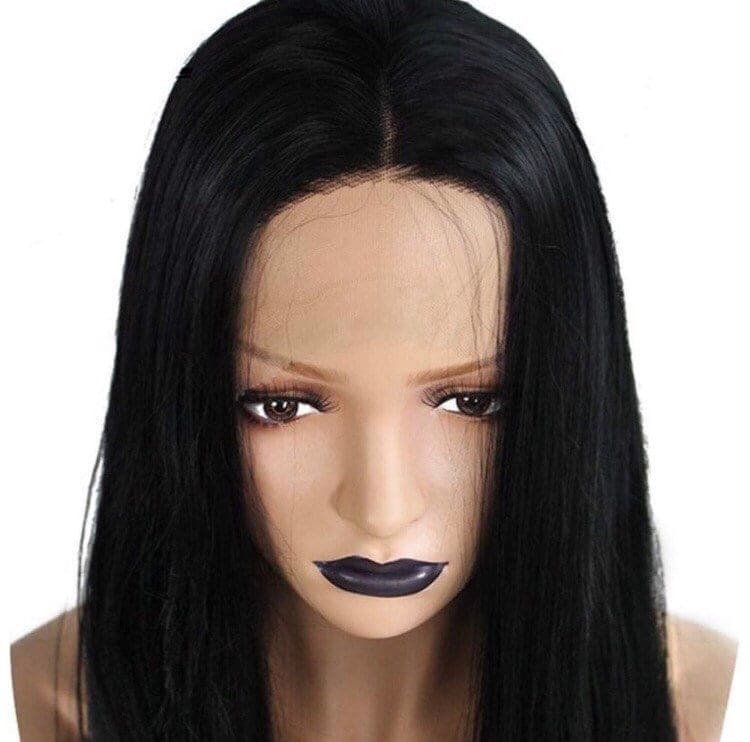 32” Black Long Straight Lace Front Wig *NWT* - Thumbnail 3