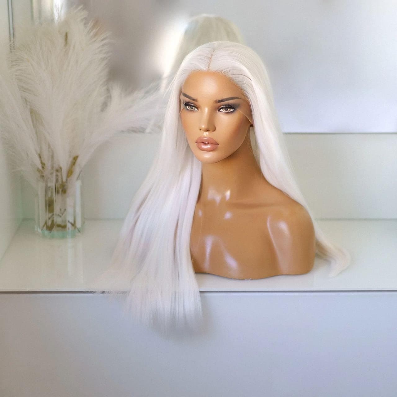 24” Snow White Straight LaceFront wig *NWT* - Thumbnail 7