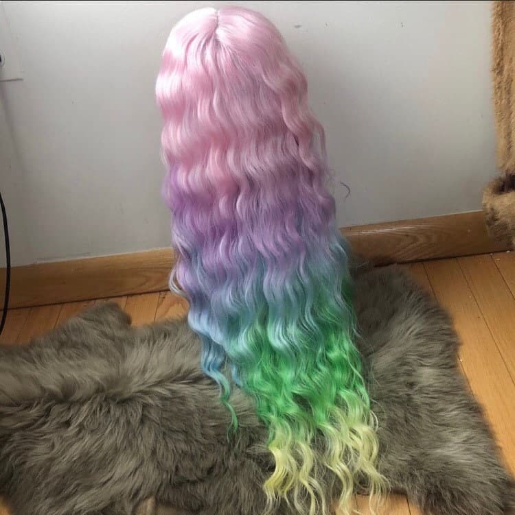 24” Unicorn pink pastel deep body wave LaceFront *NEW* - Thumbnail 6