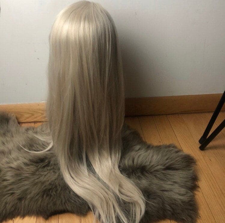 22” Light blonde straight lace front GLUE-LESS celeb Wig *NEW - Thumbnail 4