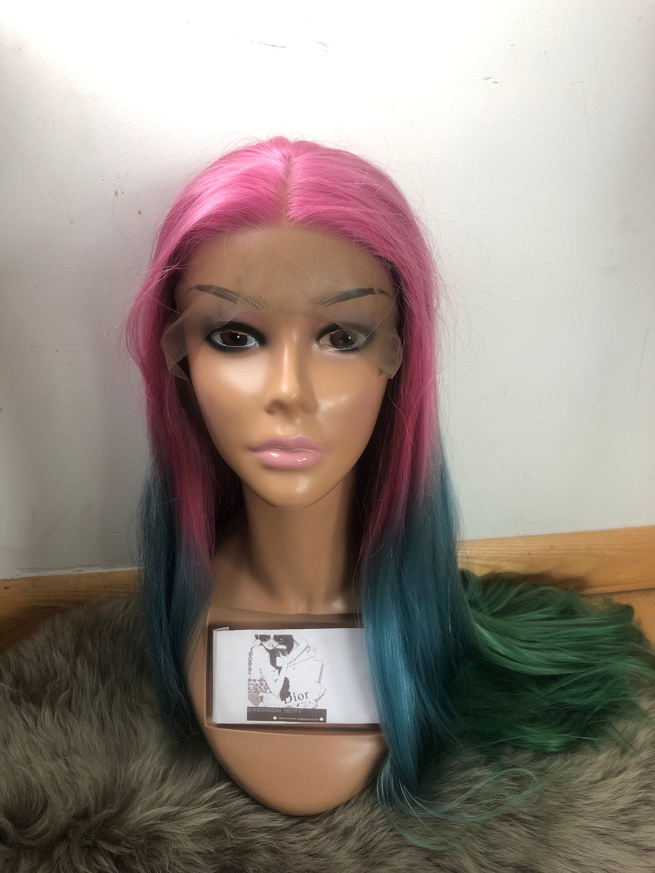26” Unicorn pink MERMAID straight LaceFront *NEW* - Thumbnail 3