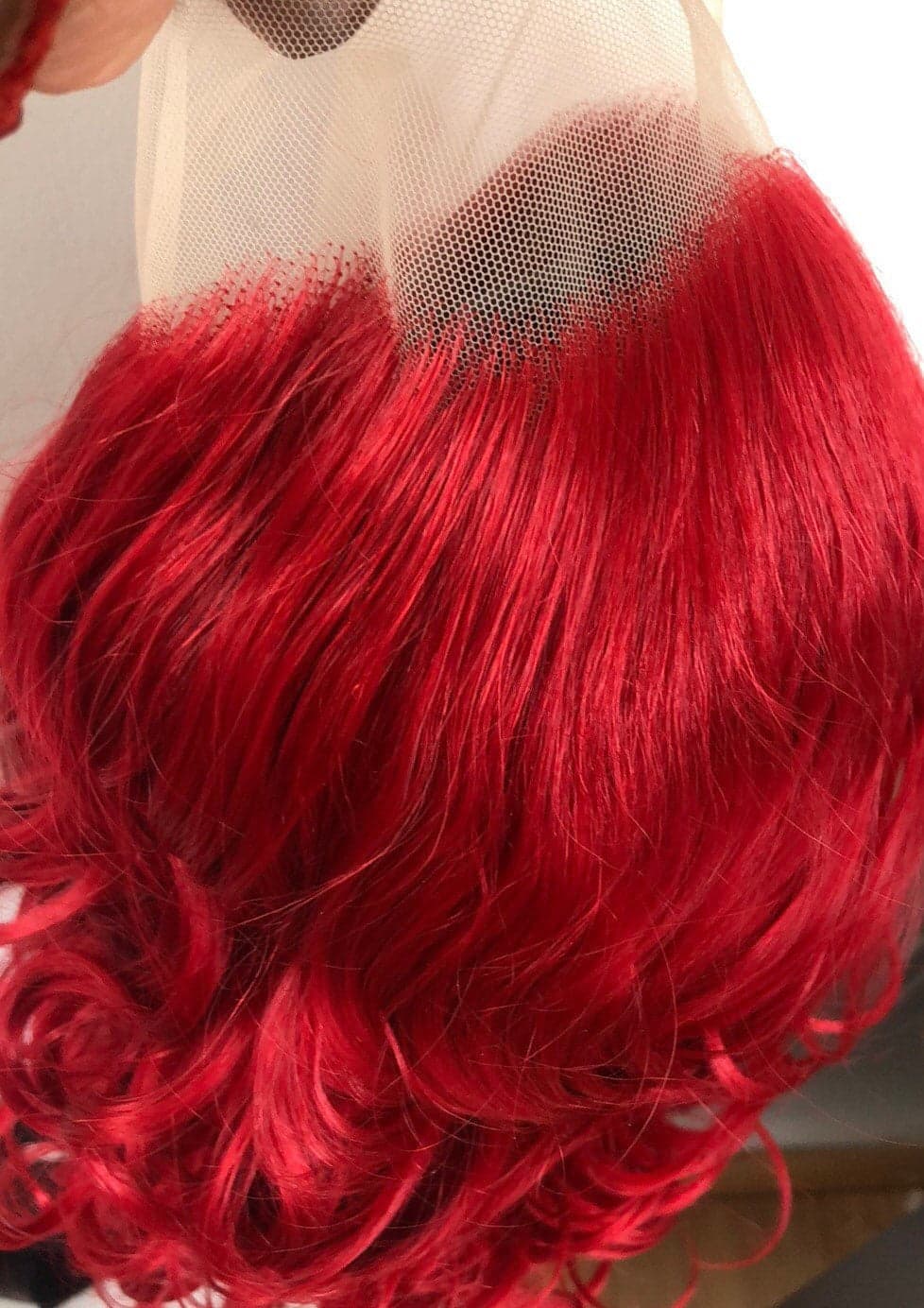 RED 24” Curly lace front wig *NEW* - Thumbnail 8
