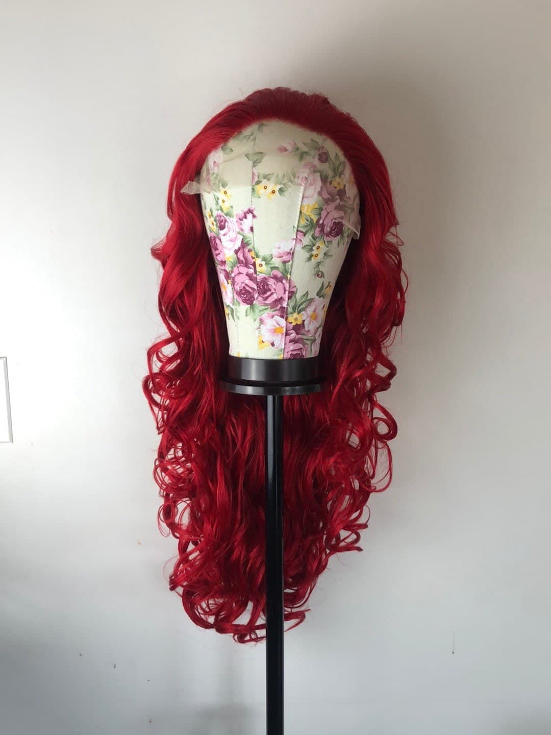 RED 24” Curly lace front wig *NEW* - Thumbnail 2