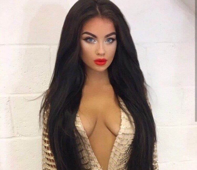 26” Dark Brown straight Lace Front Wig for beautiful WOMAN *NEW* W BABY hairs