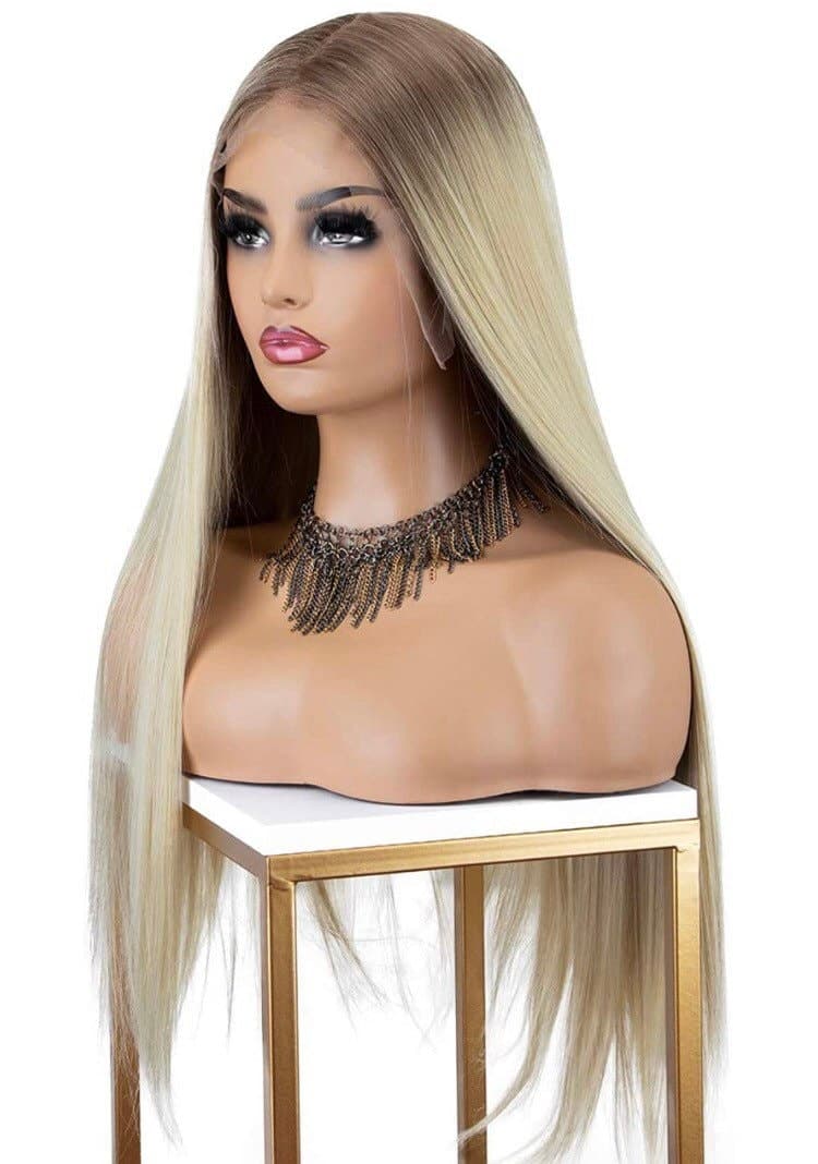 India 22 ” Blonde Ombré Straight Lace Front Wig *NEW* - Thumbnail 5