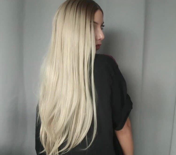 India 22 ” Blonde Ombré Straight Lace Front Wig *NEW* - Thumbnail 4