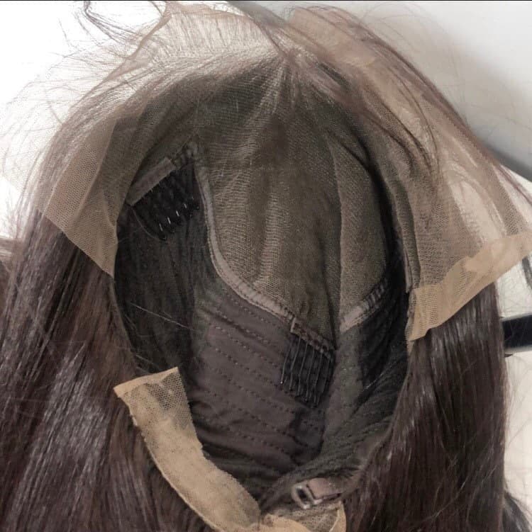 26” Dark Brown straight Lace Front Wig for beautiful WOMAN *NEW* W BABY hairs - Thumbnail 9