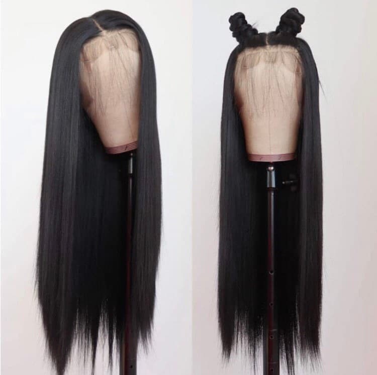 LIMINAH 22” Black straight lacefront wig *NEW* With baby hairs - Thumbnail 2
