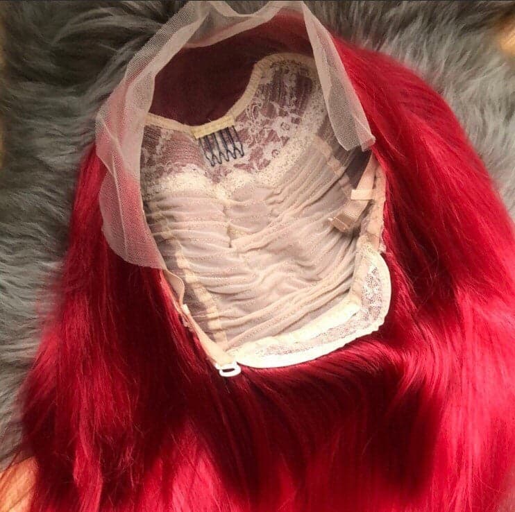 24” RED Straight Lace Front Wig for beautiful woman *NEW* - Thumbnail 8